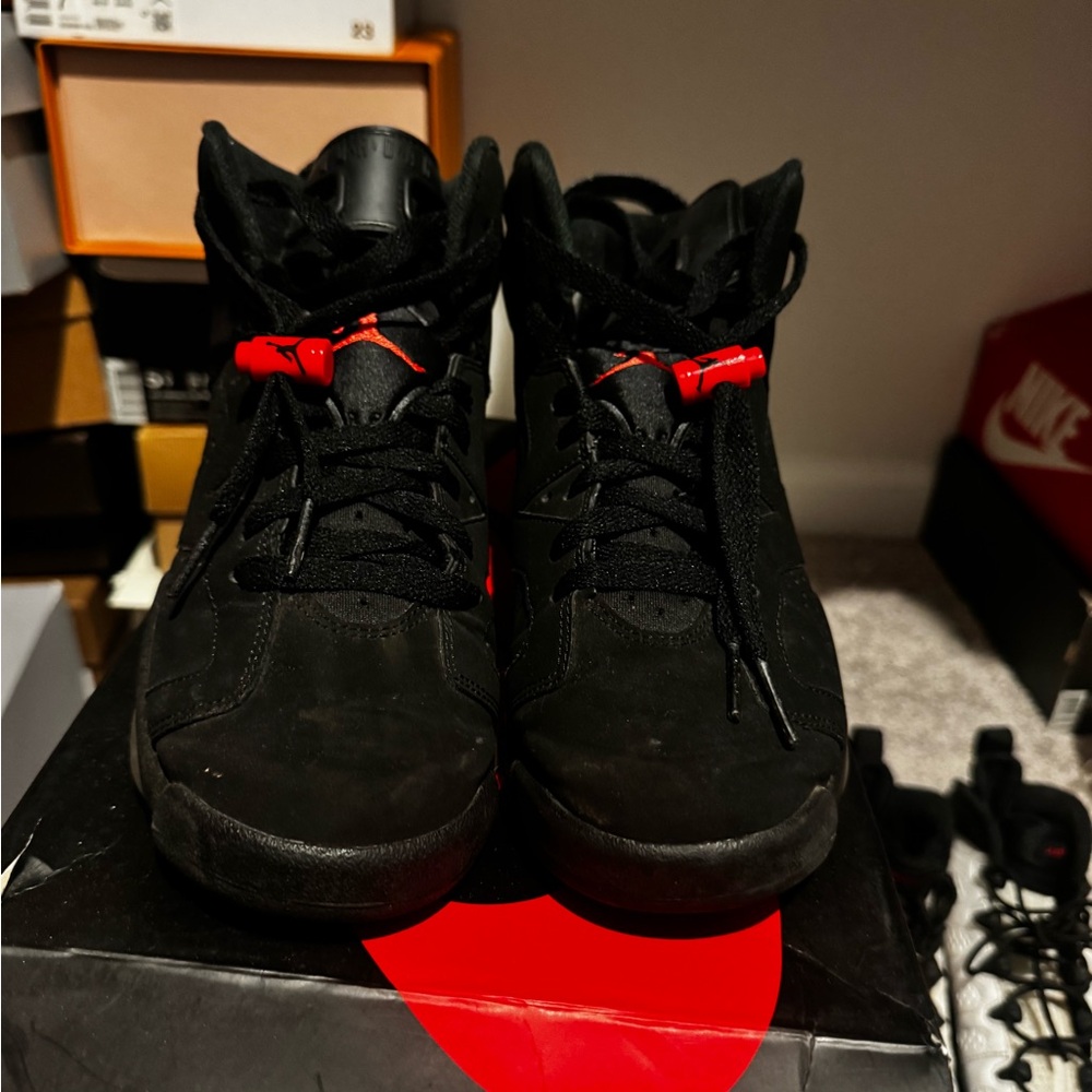Jordan Air 6 Retro Black and Infrared